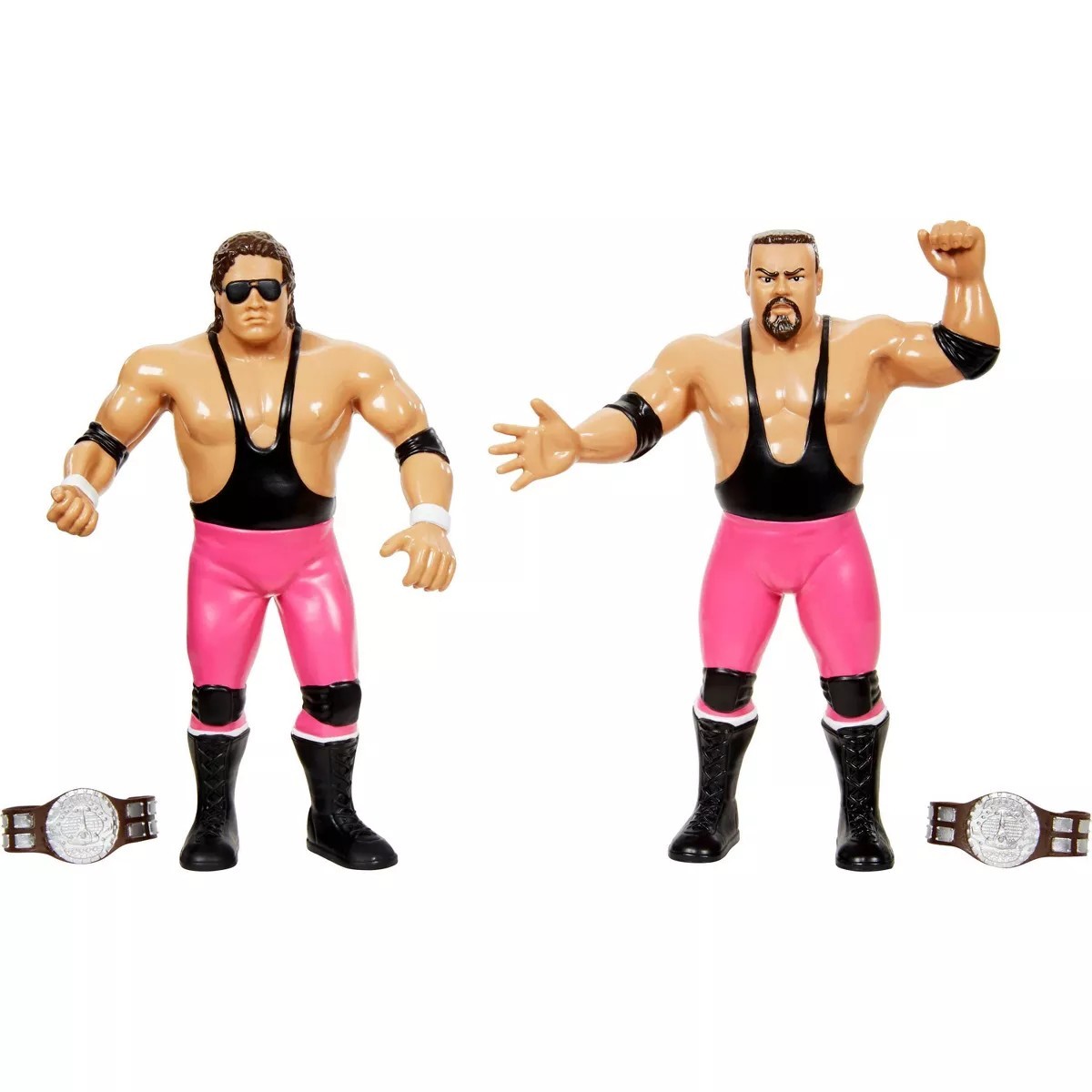 WWE LJN SUPERSTARS TAG TEAMS WAVE 1 THE HART FOUNDATION PRE-ORDER Retro 80's
