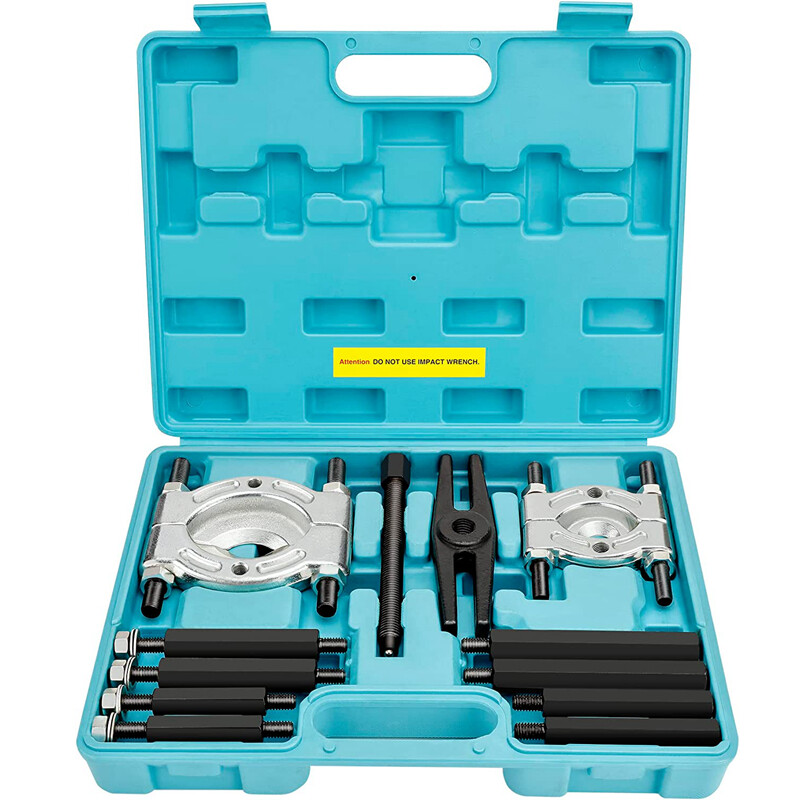 DURATECH 12PCS Bearing Puller Set Gear Puller Kits 5-ton Flywheel Separator Tool