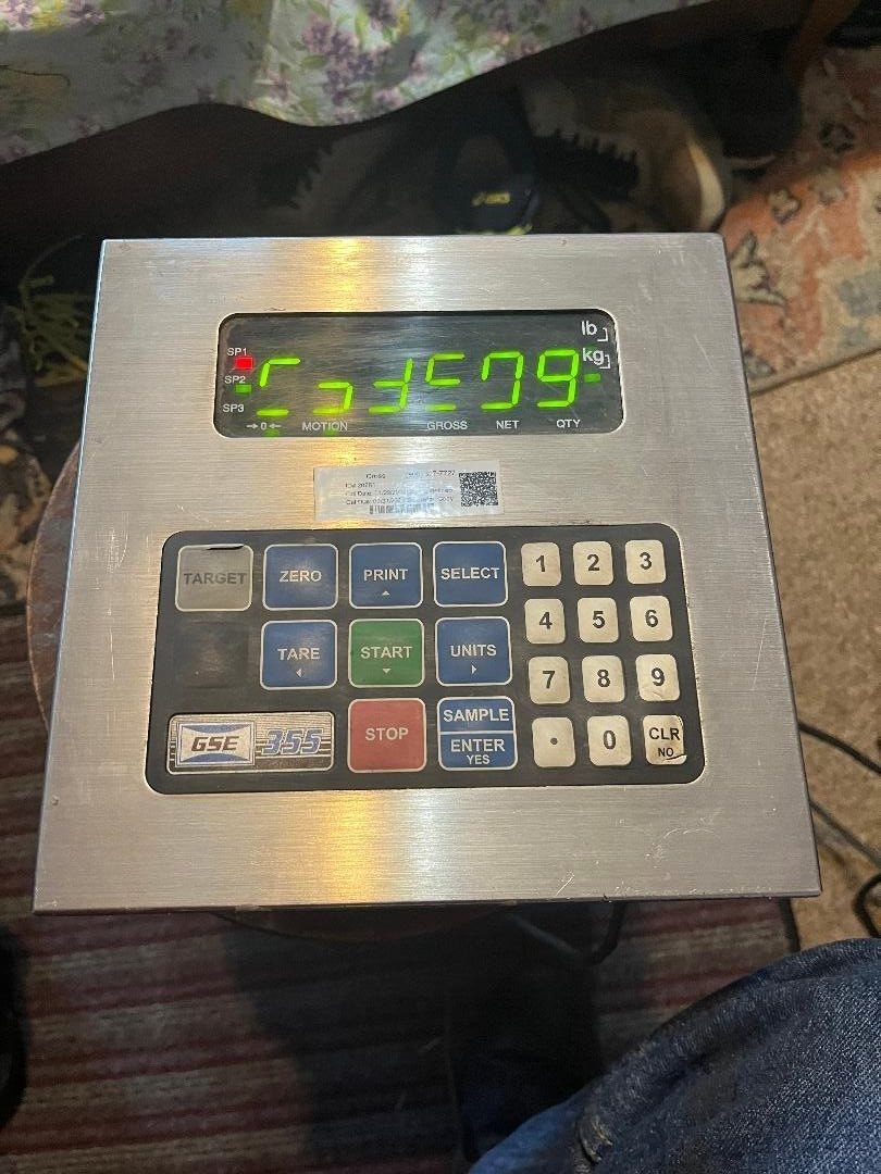GSE /SPX SCALE DISPLAY Model 355, Elect circuit board 420993-40649, PC 993B GSE /SPX SCALE DISPLAY Model 355, Elect circuit board 420993-40649, PC 993B