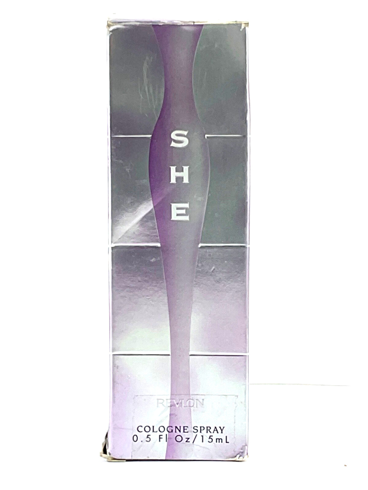 Revlon SHE Cologne  Spray For Women New In Box (Box damage) .5 oz 