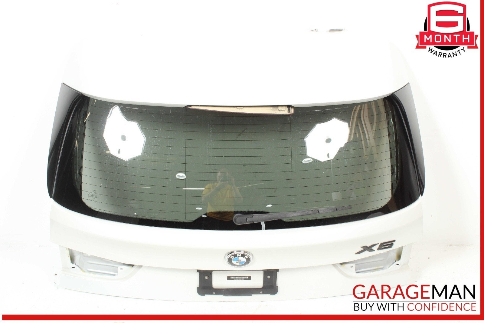 14-18 BMW X5 Rear Trunk Lid Liftgate Tailgate Assembly White OEM