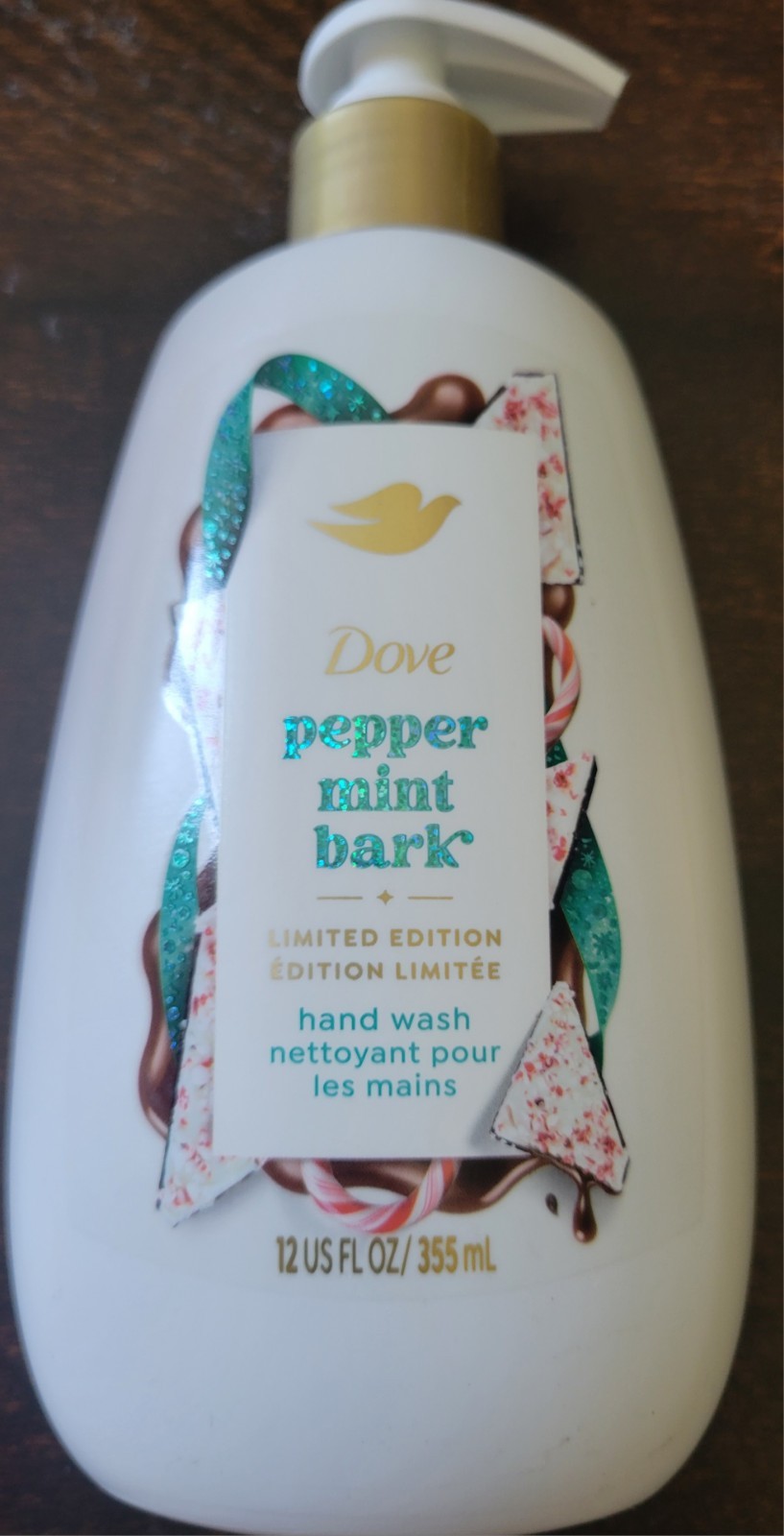 Dove pepper mint bark LIMITED EDITION Hand Wash 12 oz *BRAND NEW * Dove pepper mint bark LIMITED EDITION Hand Wash 12 oz *BRAND NEW *