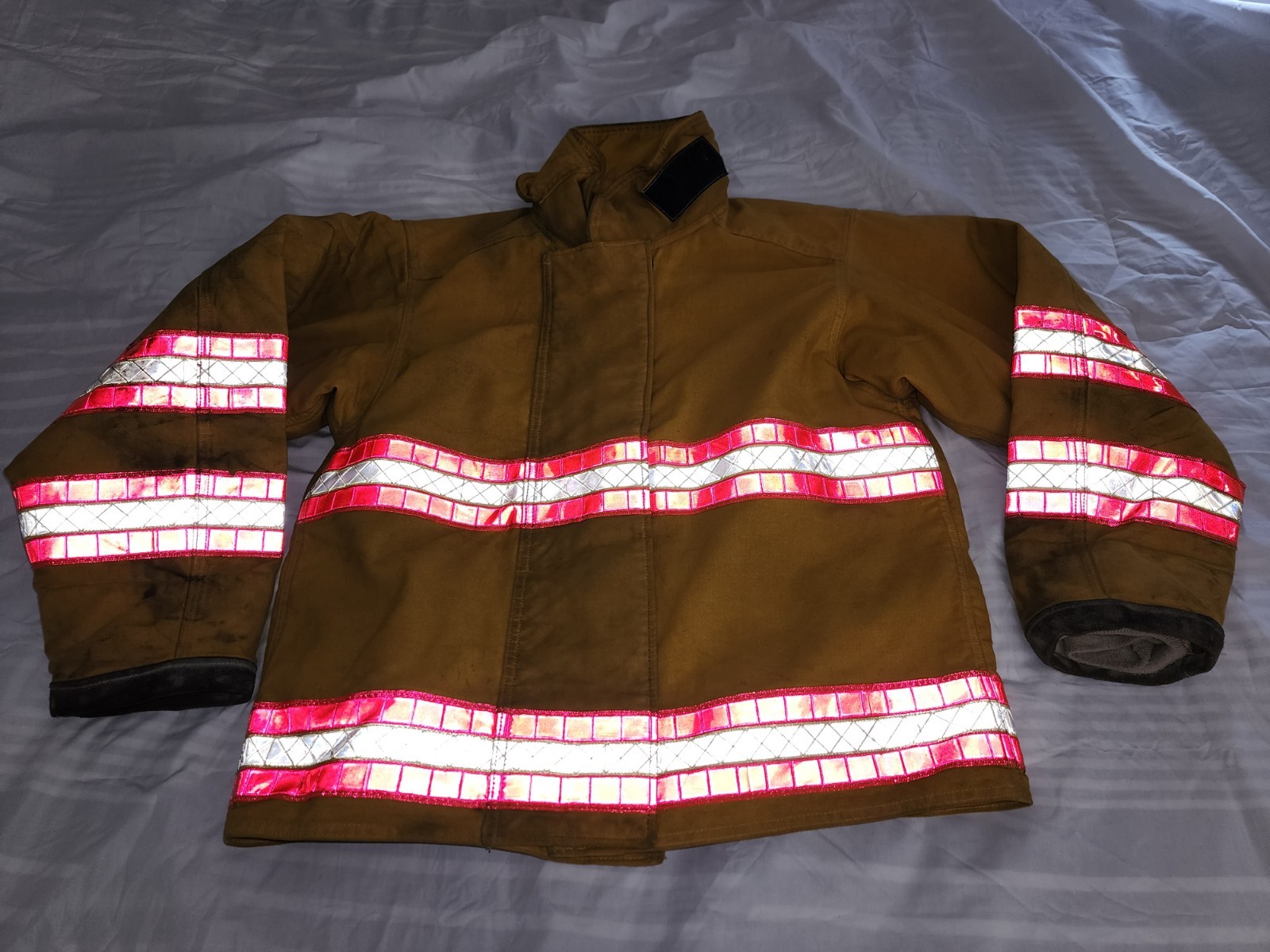 Quaker Safety FIREFIGHTER INSULATED Thermal Liner Yellow Jacket With Reflective Quaker Safety FIREFIGHTER INSULATED Thermal Liner Yellow Jacket With Reflective