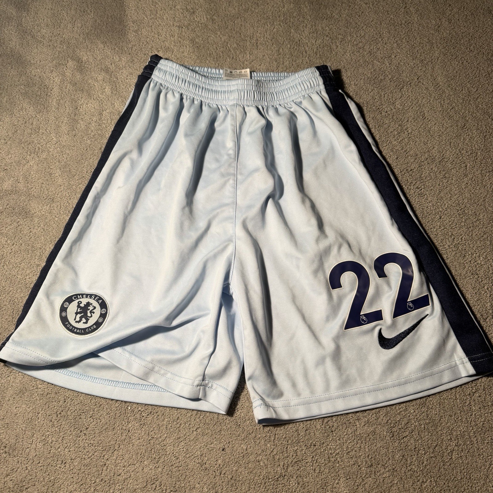 Nike Chelsea FC 2020/21 Away Football Shorts Soccer 22 Hakim Ziyech Soccer Large Nike Chelsea FC 2020/21 Away Football Shorts Soccer 22 Hakim Ziyech Soccer Large