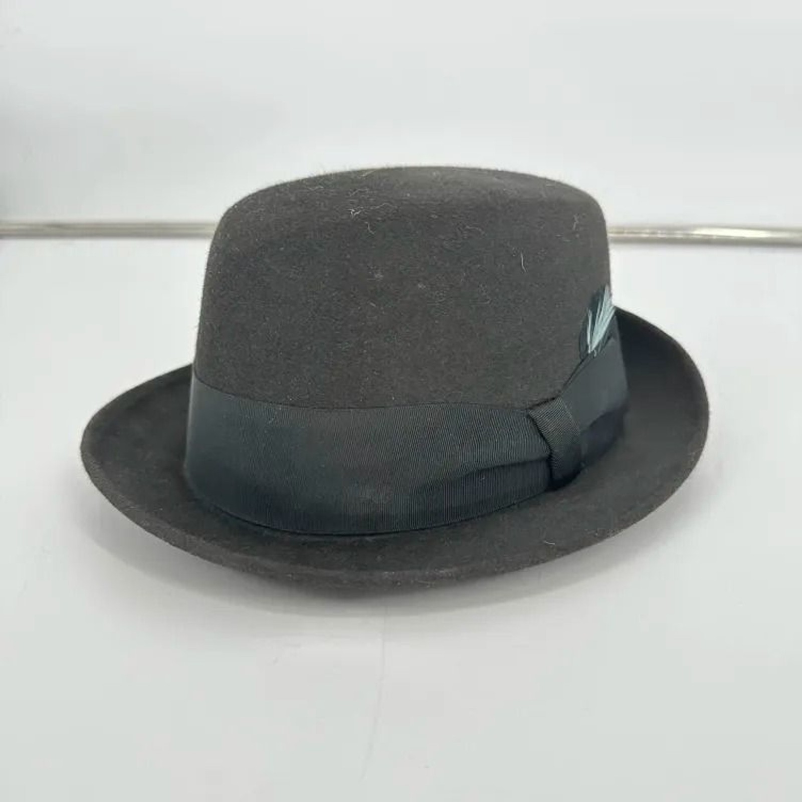 Dobbs Fifth Avenue The Palace Fedora Hat Size 7 Black Felt Wool USA Made Vintage Dobbs Fifth Avenue The Palace Fedora Hat Size 7 Black Felt Wool USA Made Vintage