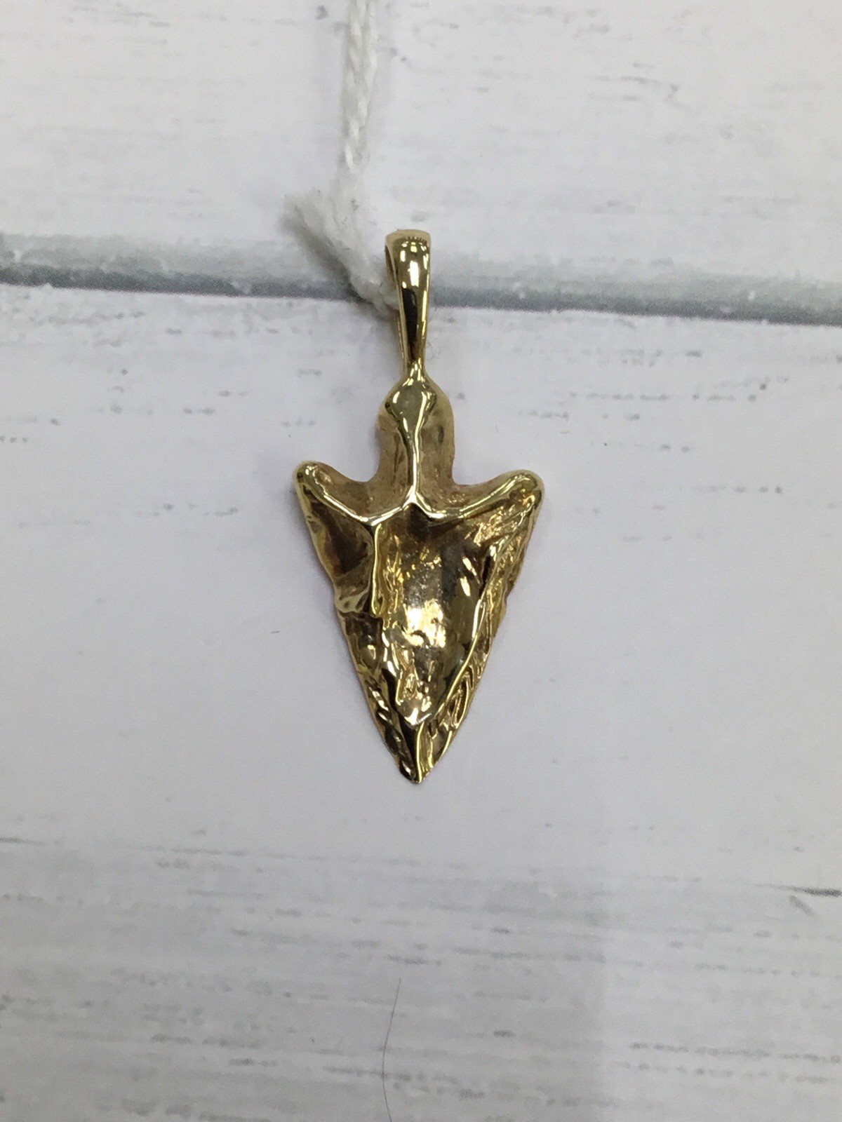 14k Gold Arrowhead Pendant 14k Gold Arrowhead Pendant
