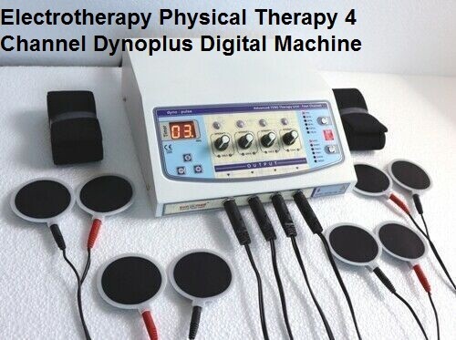 Electrotherapy 4 Channel LED Display Carbon Pads Pulse Massager DynoPlus Machine
