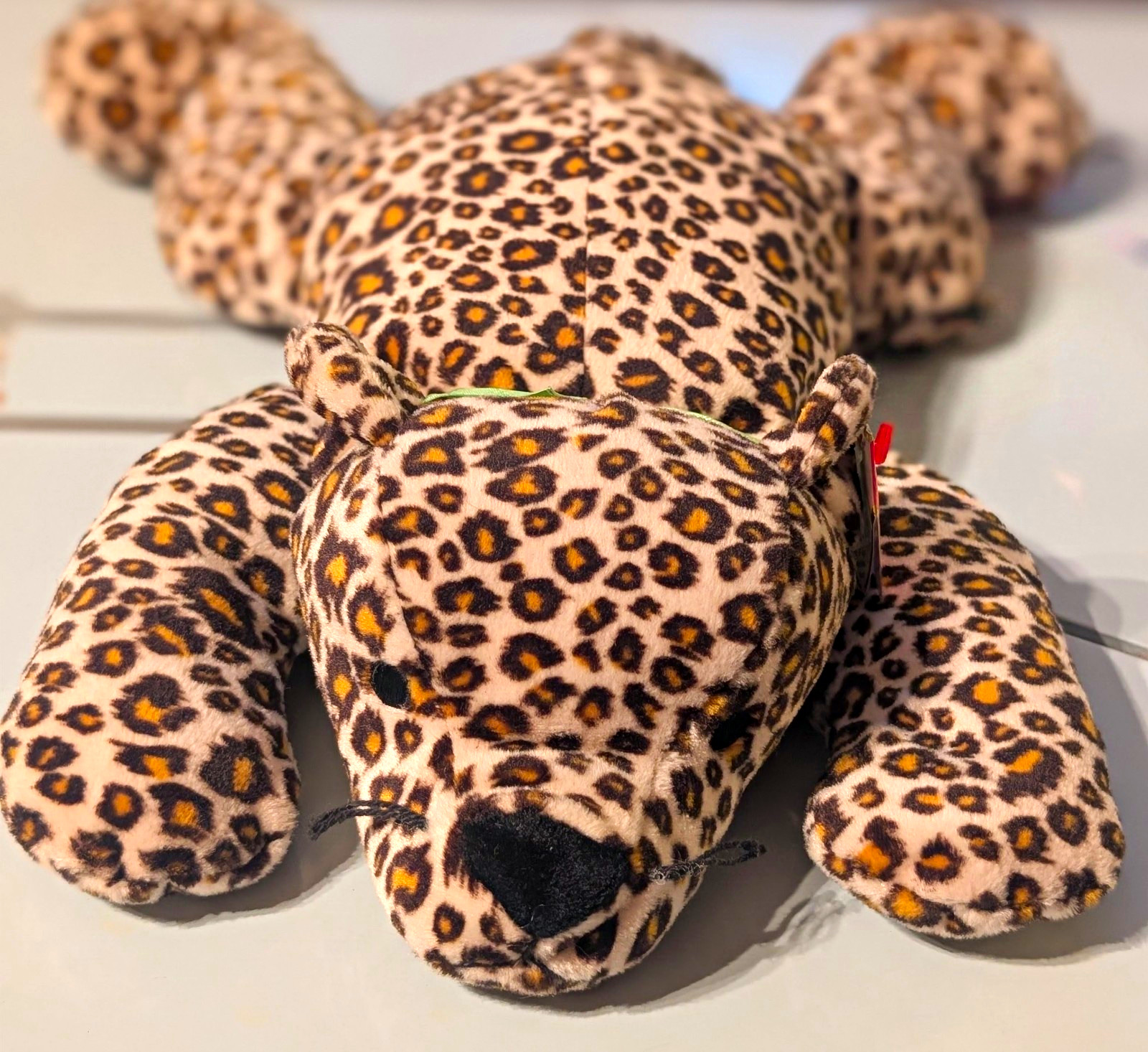 Ty Pillow Pals Speckles Leopard Beanbag Plush 1999 With Tags Ty Pillow Pals Speckles Leopard Beanbag Plush 1999 With Tags
