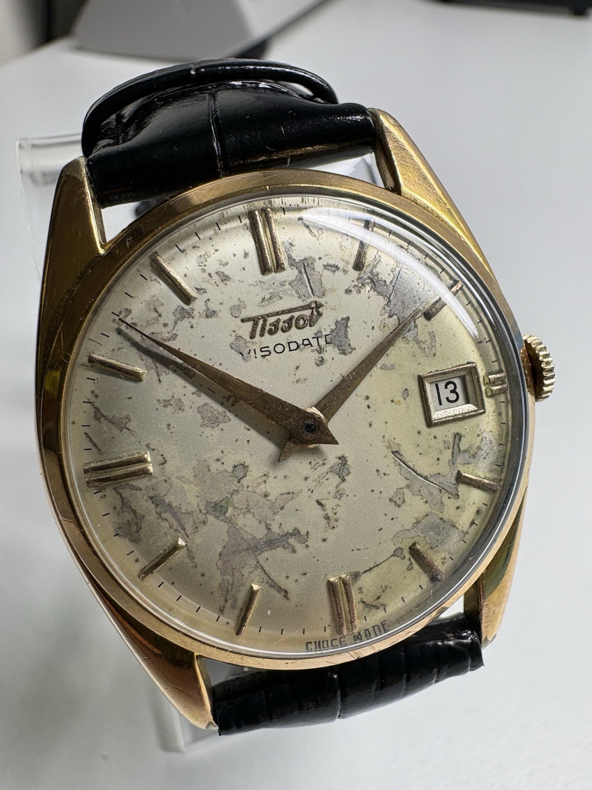  VINTAGE PATINA Tissot Visodate Serviced