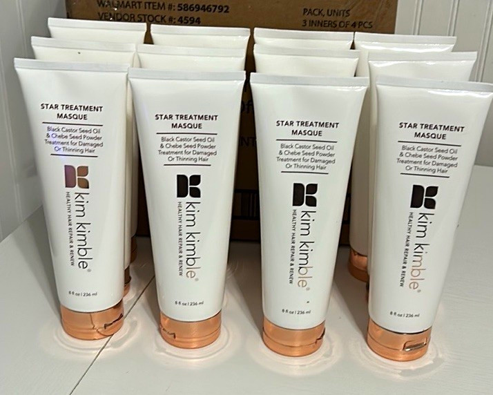 Kim Kimble Star Treatment Masque 8oz Hair Repair Damaged Thinning Hair Lot of 12