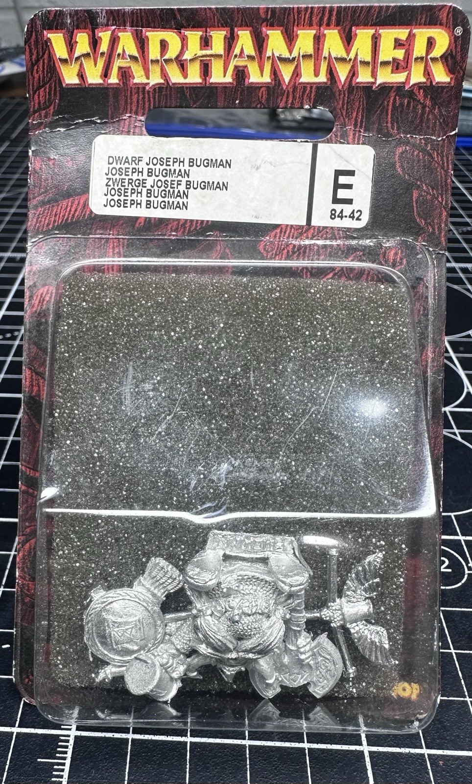 Warhammer Fantasy Dwarfs Joseph Bugman x1 NIB OOP Metal SEALED Warhammer Fantasy Dwarfs Joseph Bugman x1 NIB OOP Metal SEALED