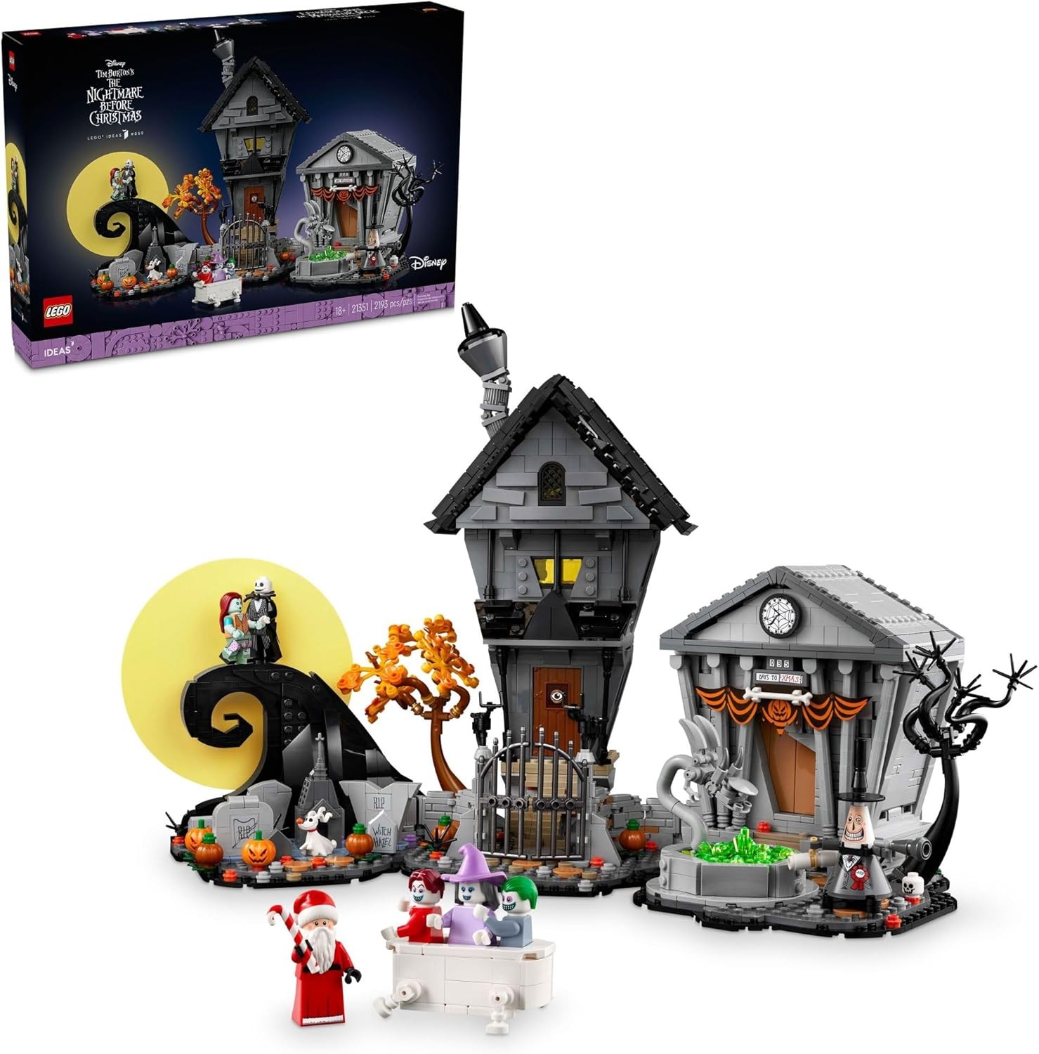 LEGO 6474654 Disney Tim Burton's The Nightmare Before Christmas Decor - Building