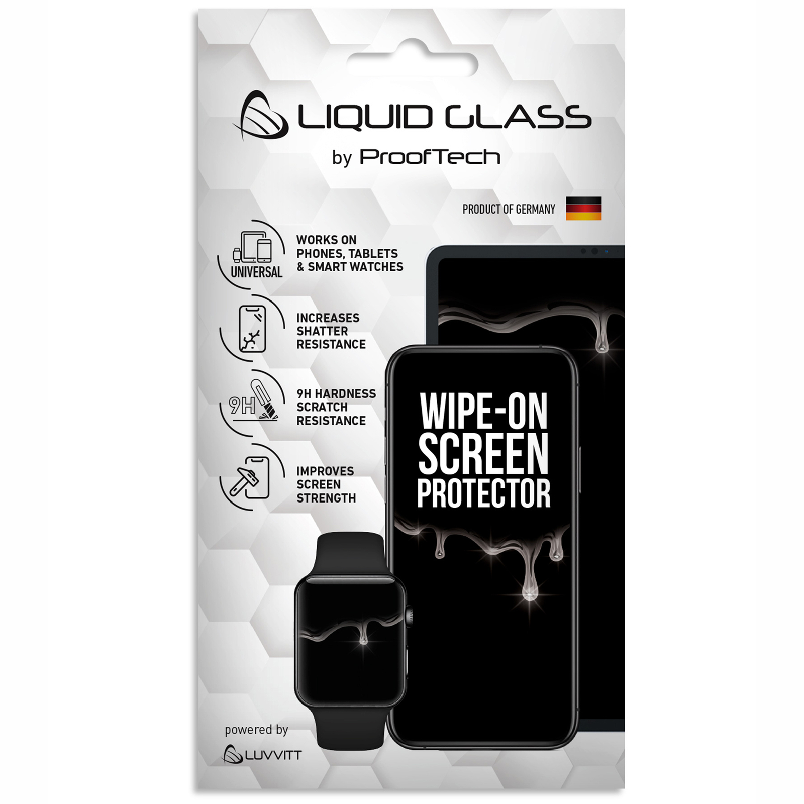 Luvvitt Liquid Glass Screen Protector Invisible Protection for all Glass Screens Luvvitt Liquid Glass Screen Protector Invisible Protection for all Glass Screens