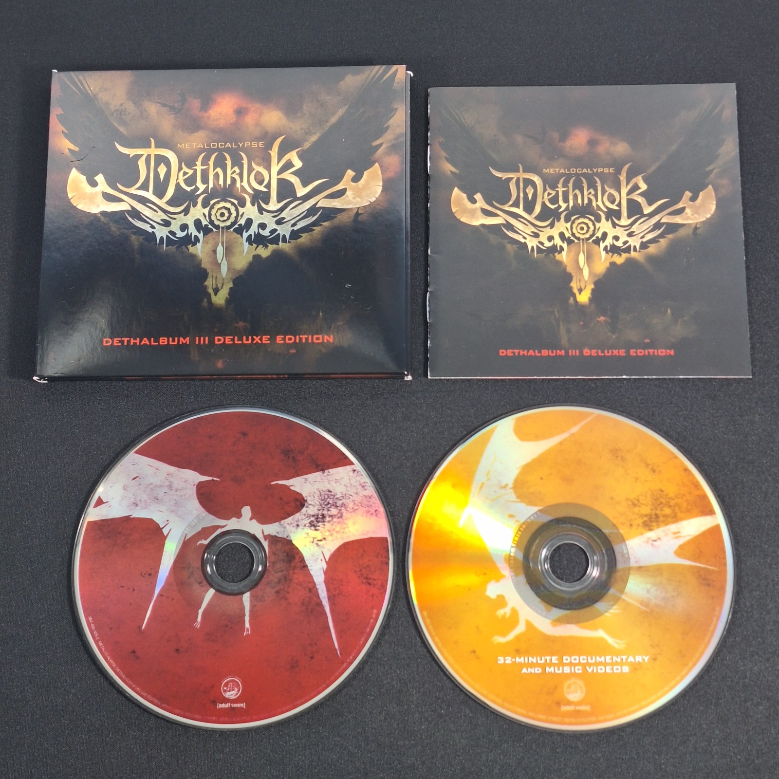 Dethklok - Dethalbum III 3 Deluxe CD DVD Set 2012 Metalocalypse Adult Swim