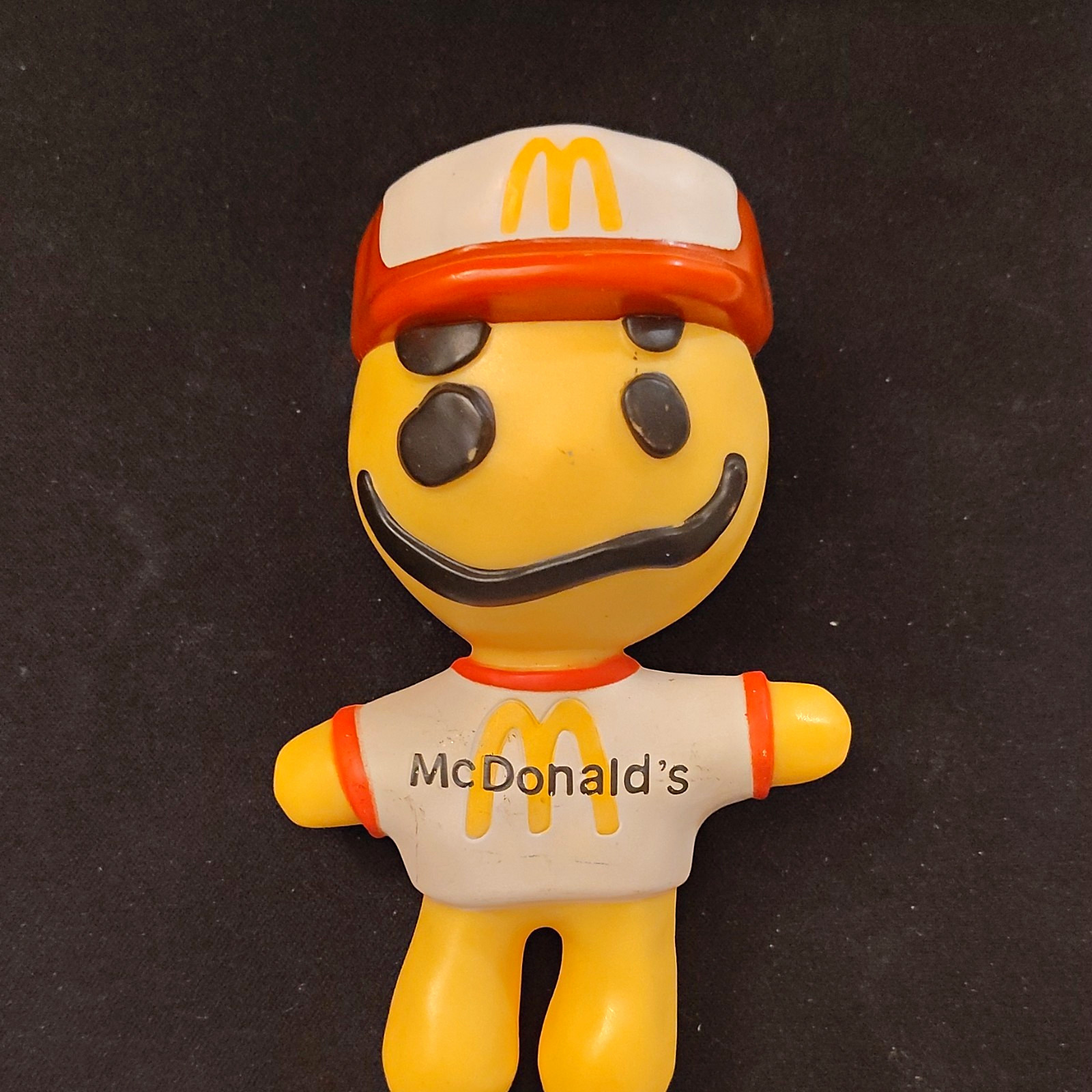 McDonald's Smiley Face Figure Toy w/ Hat & Shirt, 1986 Vintage McDonald's Smiley Face Figure Toy w/ Hat & Shirt, 1986 Vintage