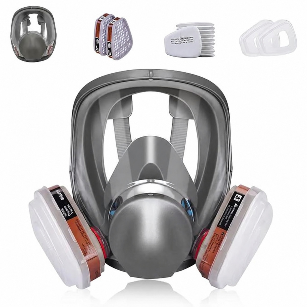 Full Face Respirаtor Reusable, Cover Organic Vapor Anti-fog Mask Full Face Cover Full Face Respirаtor Reusable, Cover Organic Vapor Anti-fog Mask Full Face Cover