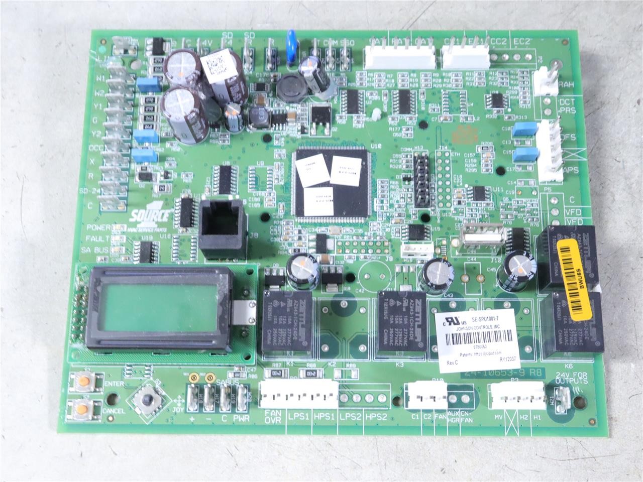 Johnson Controls SE-SPU1001-7 Simplicity SE Unit Display Controller 5786050