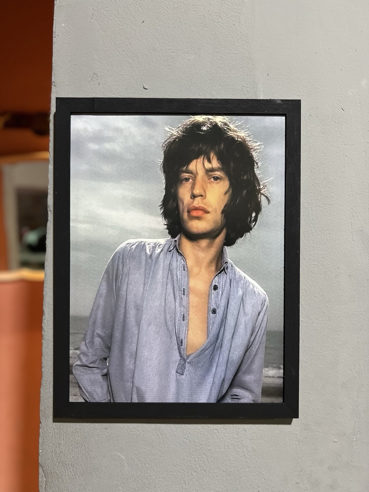 Fine Art Mick Jagger The Rolling Stones Framed UV Printed Fine Art Mick Jagger The Rolling Stones Framed UV Printed