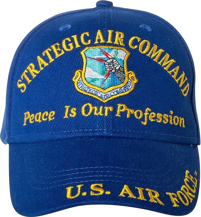 United States Air Force USAF Strategic Air Command Embroidered Cap Hat United States Air Force USAF Strategic Air Command Embroidered Cap Hat