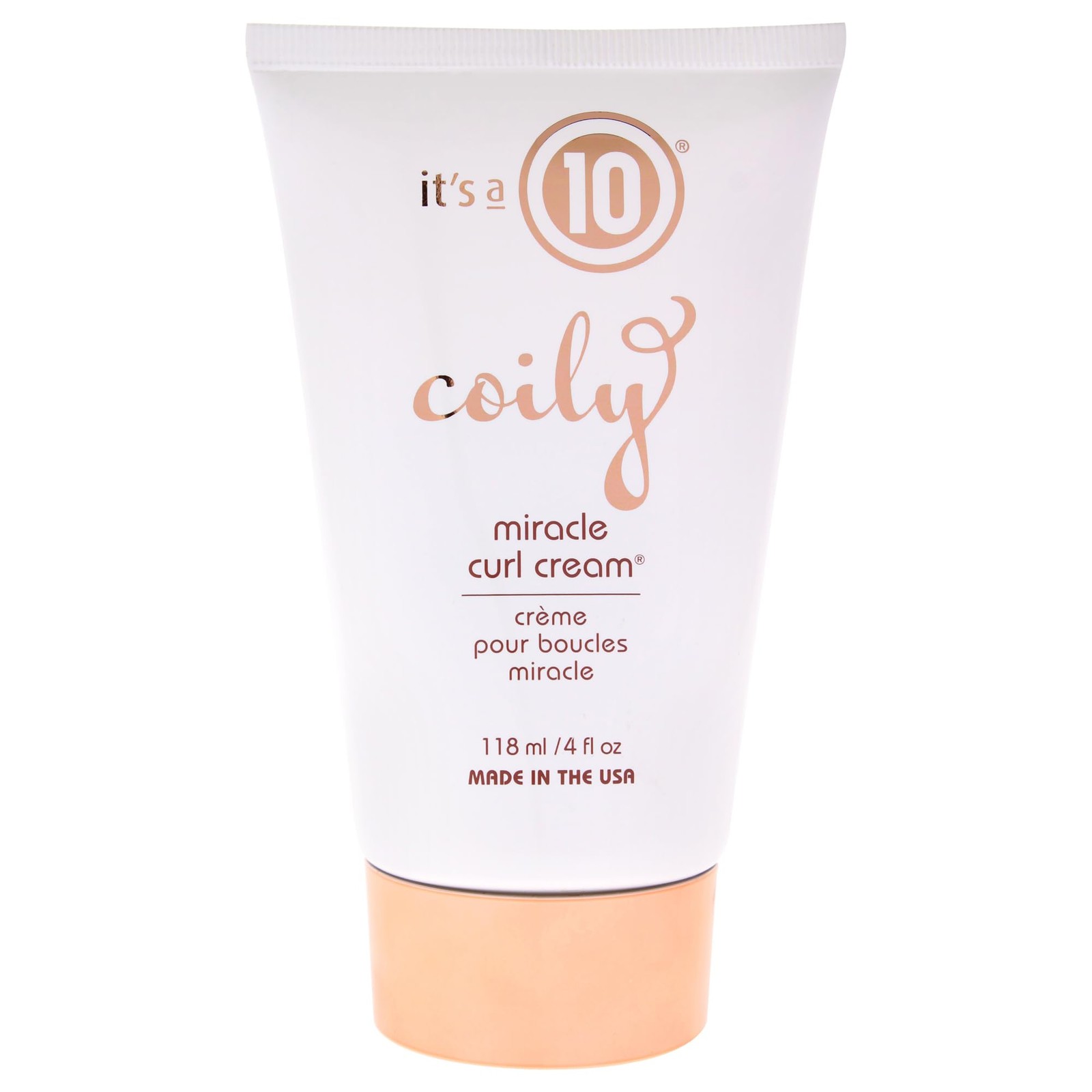It\'s a 10 Haircare Coily Miracle Curl Cream, 4 4 Ounce (Pack of 1), white It\'s a 10 Haircare Coily Miracle Curl Cream, 4 4 Ounce (Pack of 1), white