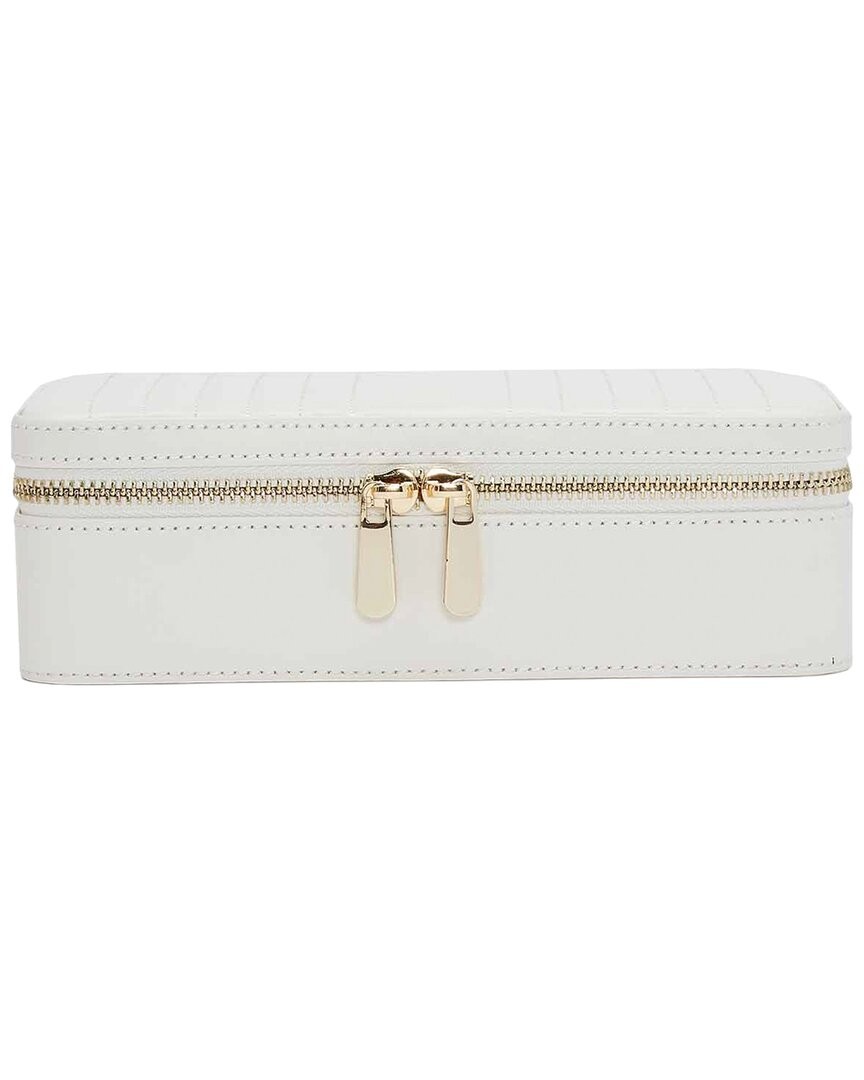 Wolf Handmade Maria Medium Zip Case White Wolf Handmade Maria Medium Zip Case White
