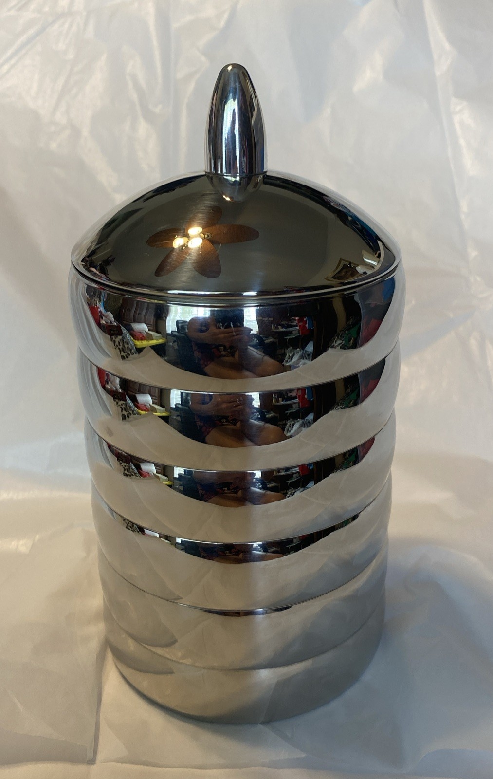 Beautiful & Shiny Alessi Stainless Steel Kitchen Box - CB02 Beautiful & Shiny Alessi Stainless Steel Kitchen Box - CB02