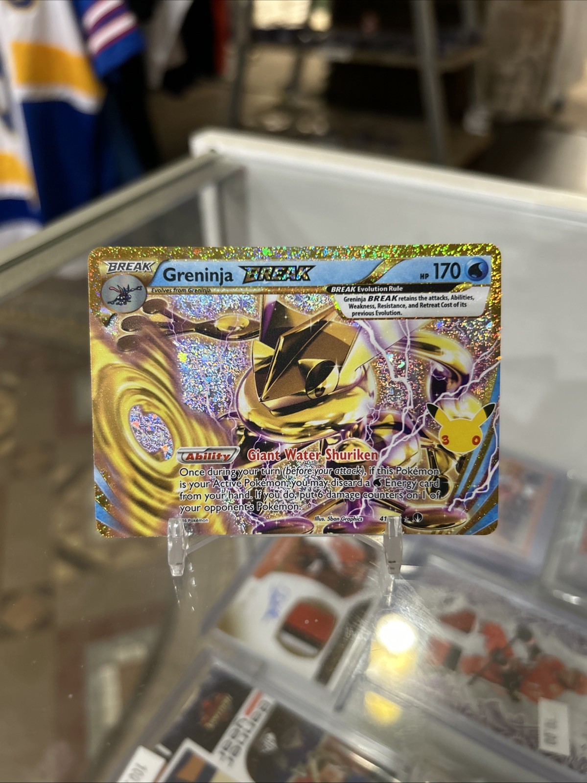 Greninja Break 41/122 Holo Pokémon TCG ME: 30th Celebration NM/MT