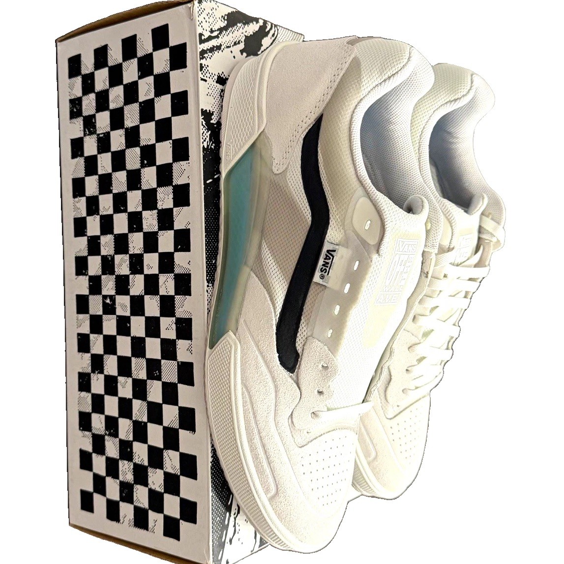 VANS Skate Ave 2.0 White Low Top Skate Shoes Men\'s US 8 Medium (D) VANS Skate Ave 2.0 White Low Top Skate Shoes Men\'s US 8 Medium (D)