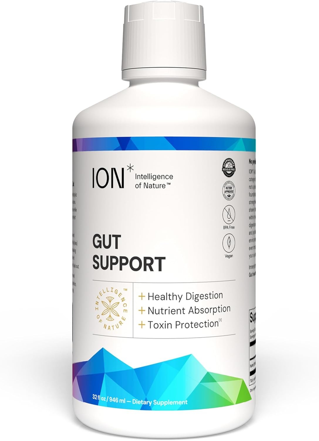 ION [Intelligence of Nature] Gut Support for Adults & Kids, 32 fl. oz.