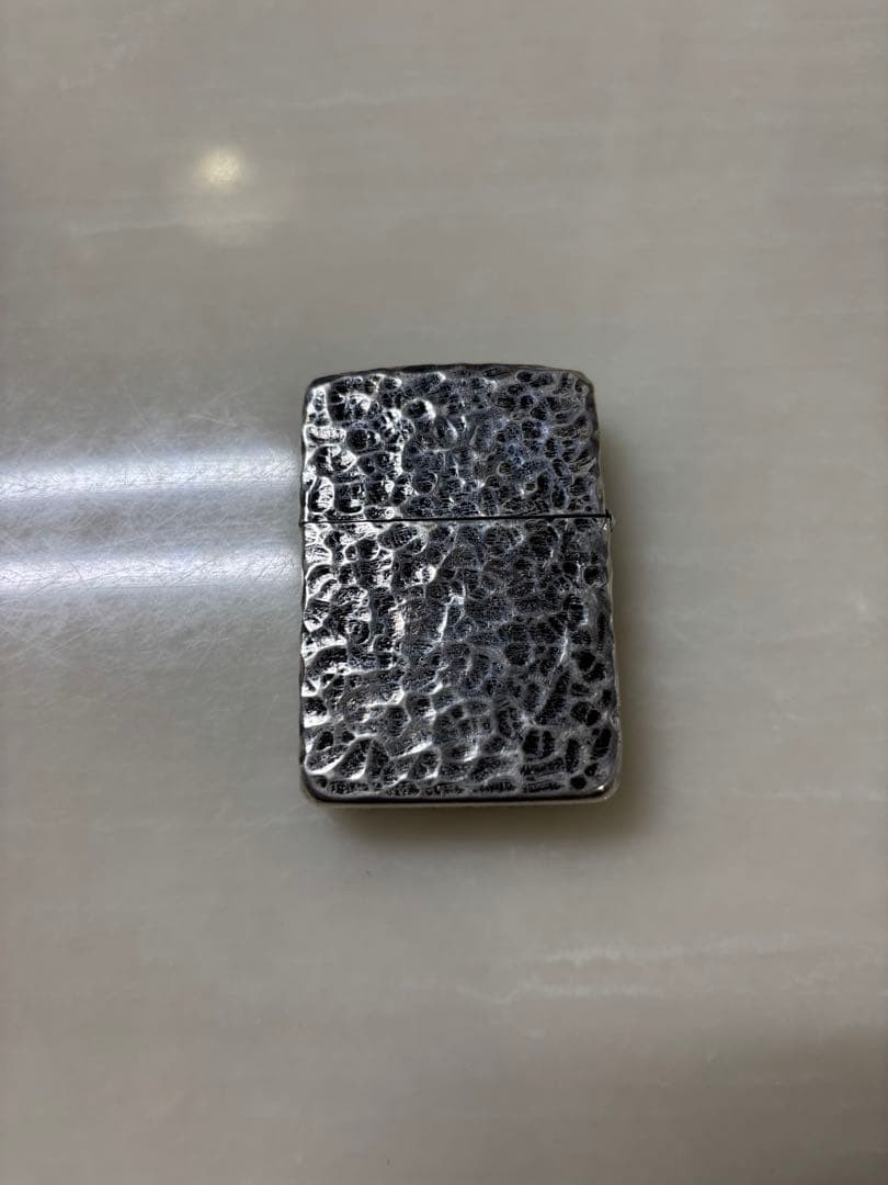 Zippo 1941 Hammer Tone Oil Lighter Used