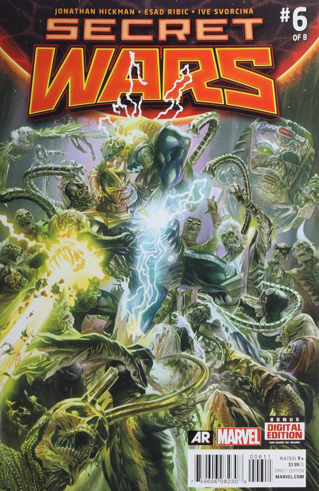 SECRET WARS #6 2015 ALEX ROSS COVER 1st PRINT MARVEL COMICS SECRET WARS #6 2015 ALEX ROSS COVER 1st PRINT MARVEL COMICS