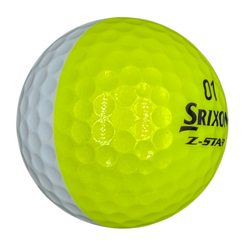 Srixon Z-Star Divide Yellow & White 24 Pack Used Golf Balls AAAAA 5A Mint Balls