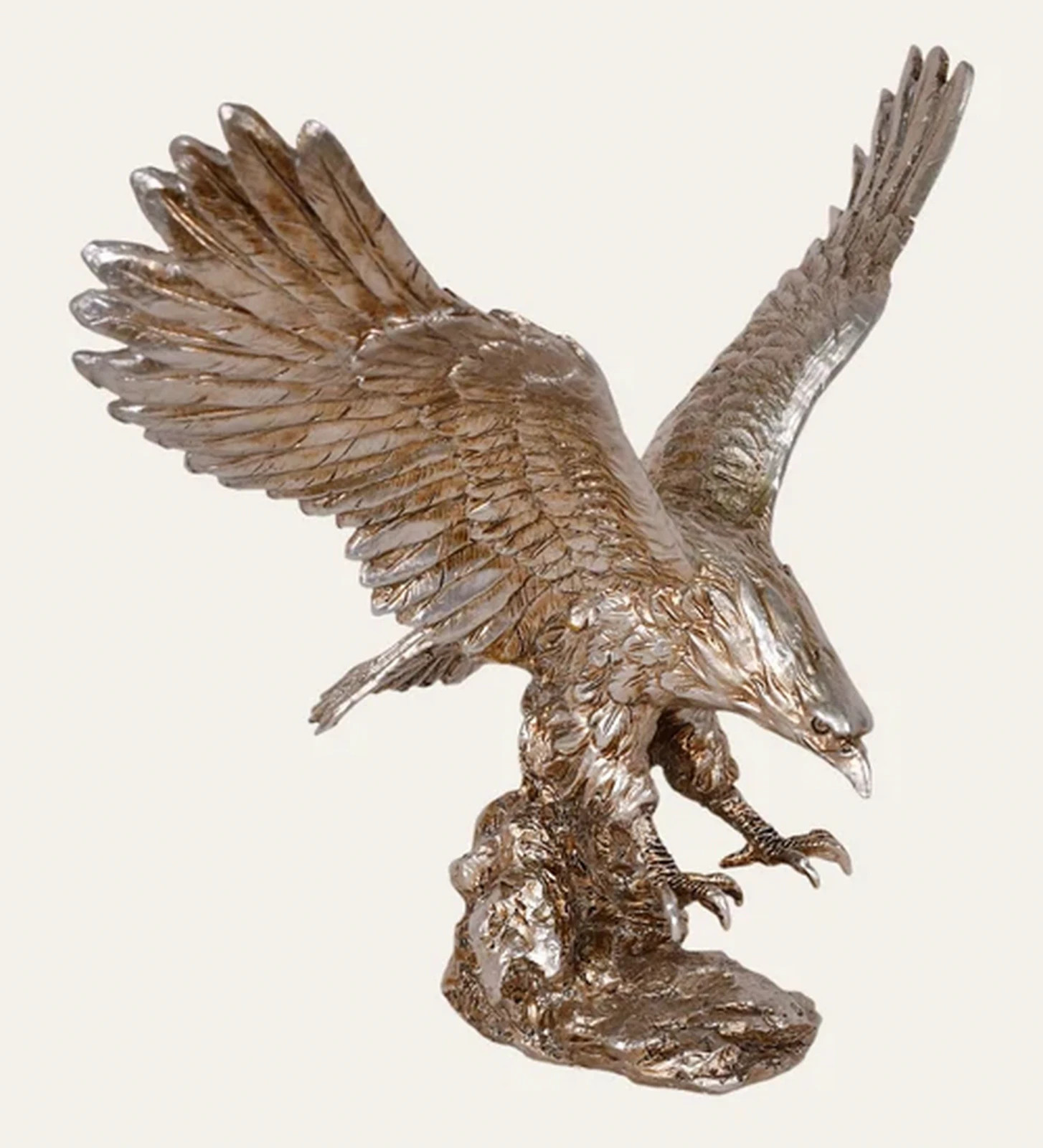Majestic Eagle Sculpture | Soaring Bird Figurine | Wildlife Statue | Regal Table
