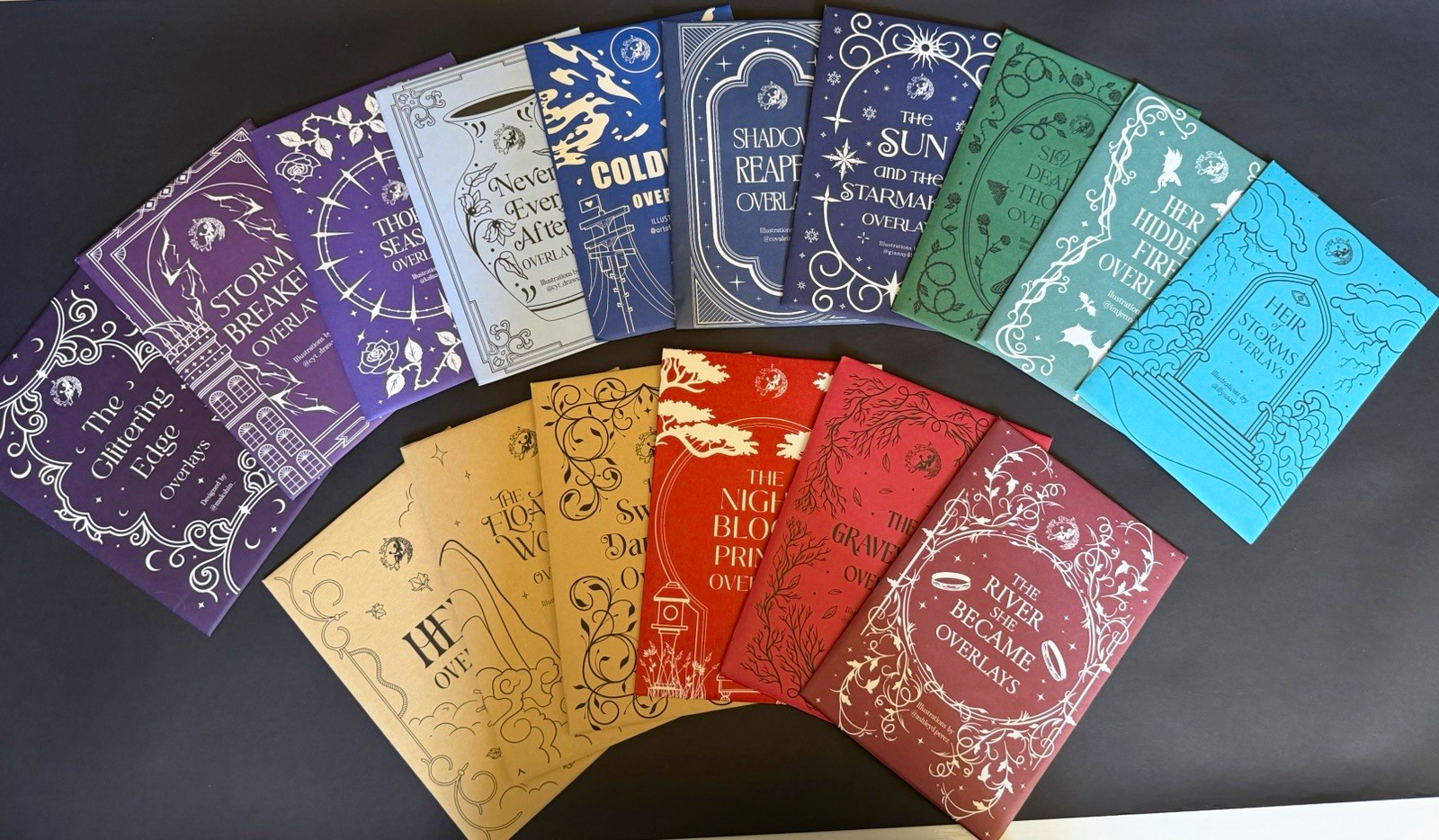 FAIRYLOOT exclusive book overlays lot of 16 FAIRYLOOT exclusive book overlays lot of 16
