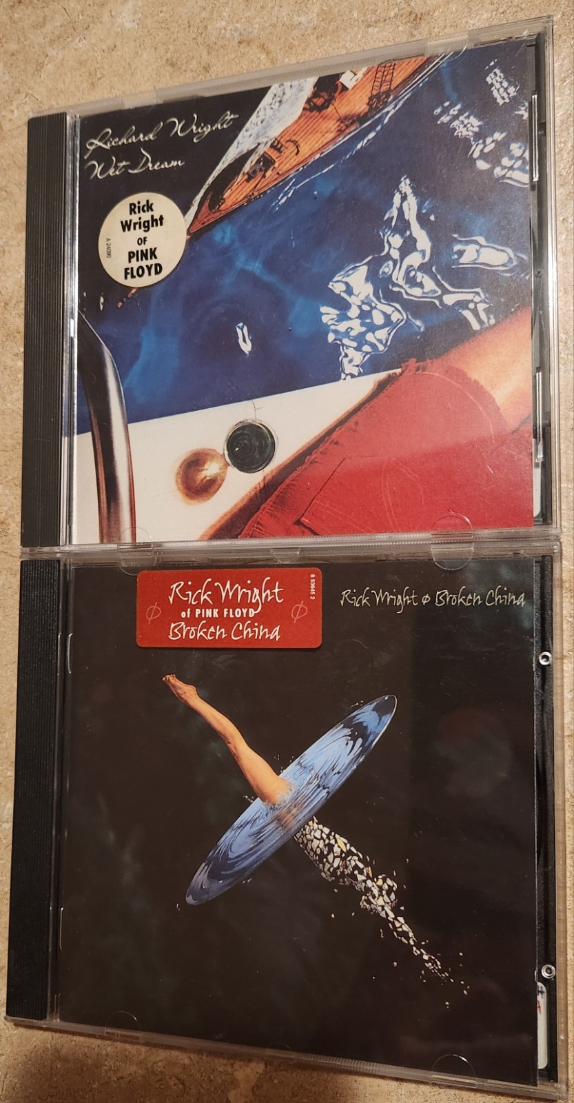 Rick Wright - 2 CDs - Wet Dream - Broken China - OOP Import - Mint - Pink Floyd Rick Wright - 2 CDs - Wet Dream - Broken China - OOP Import - Mint - Pink Floyd