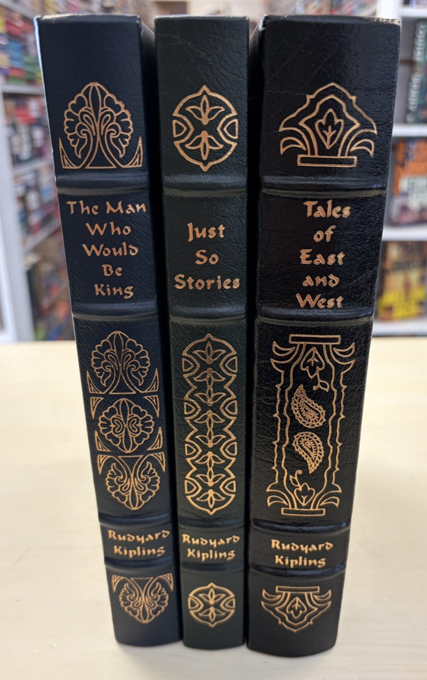 Rudyard Kipling Three Volumes Easton Press Leather Rudyard Kipling Three Volumes Easton Press Leather