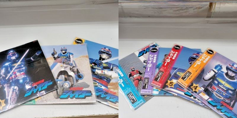 VR Troopers Metal Heroes Space Sheriff Shaider LD Complete Set 1-7 Vol USED DDP