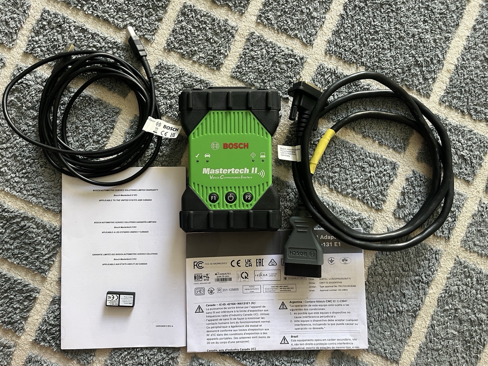 Bosch Mastertech 2 II VCI Vehicle Communication Interface J2534  OEM