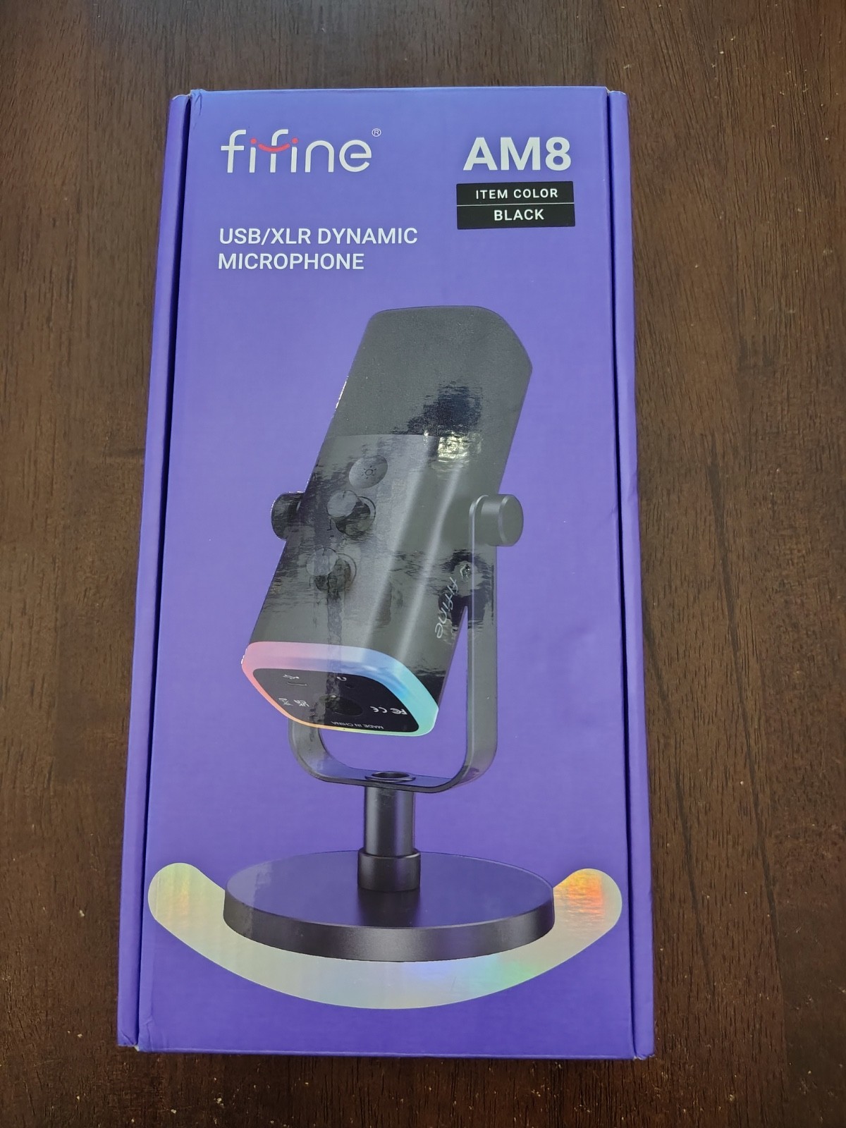 FIFINE AmpliGame AM8 USB/XLR Dynamic Microphone for Gaming Streaming