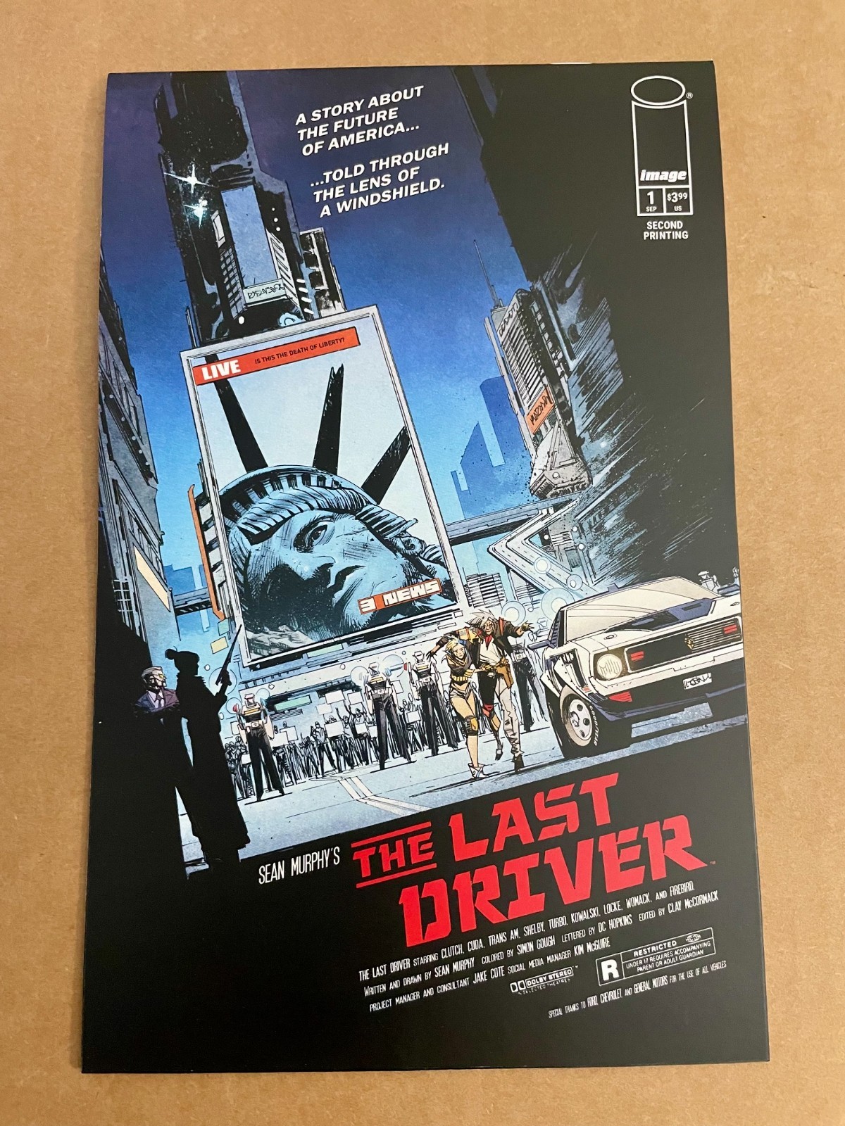 The Last Driver 1 Escape from NY Homage 2nd Print Variant Image 2026 Sean Murphy