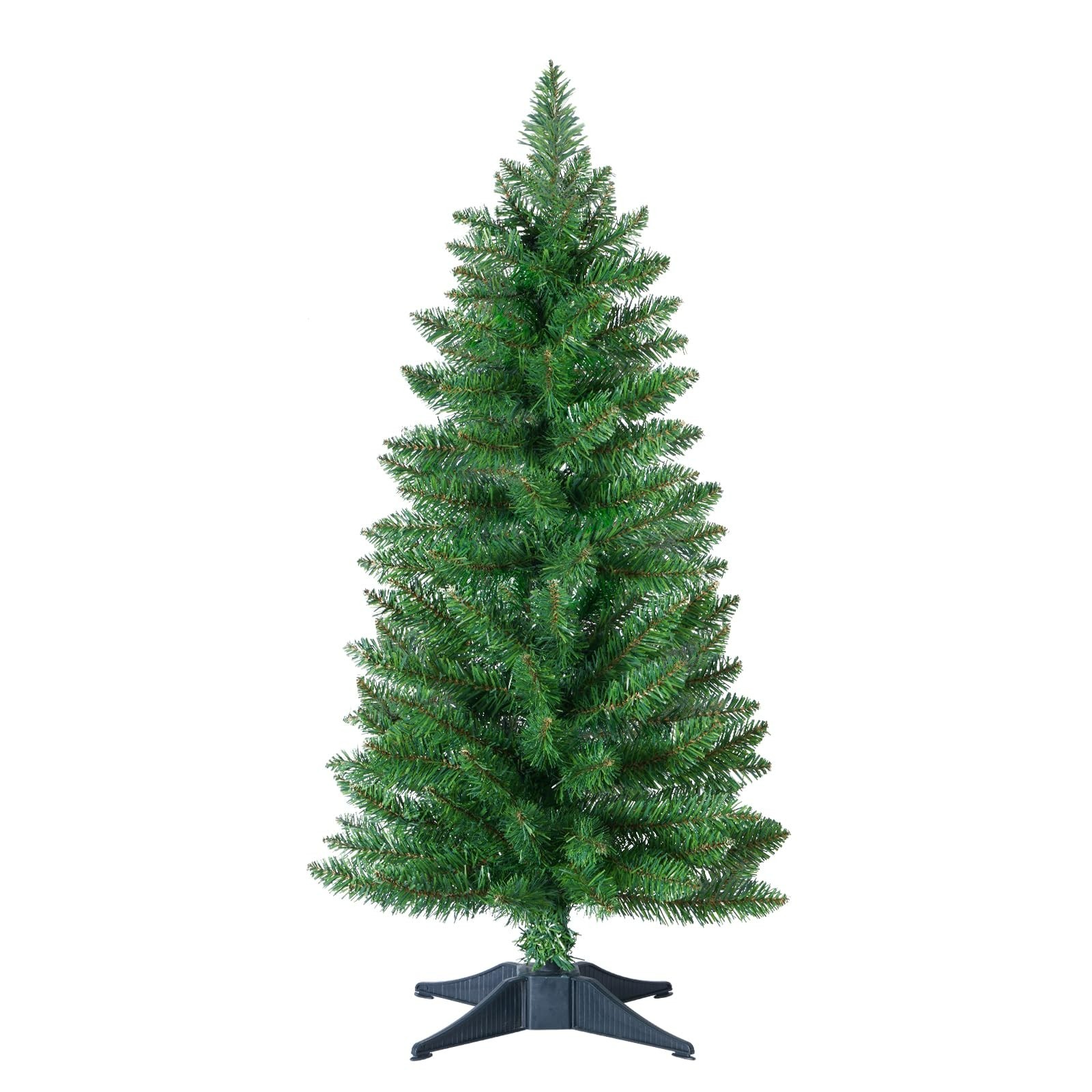 3ft Mini Artificial Christmas Tree with Stable Base - Small Tabletop Holiday Dec