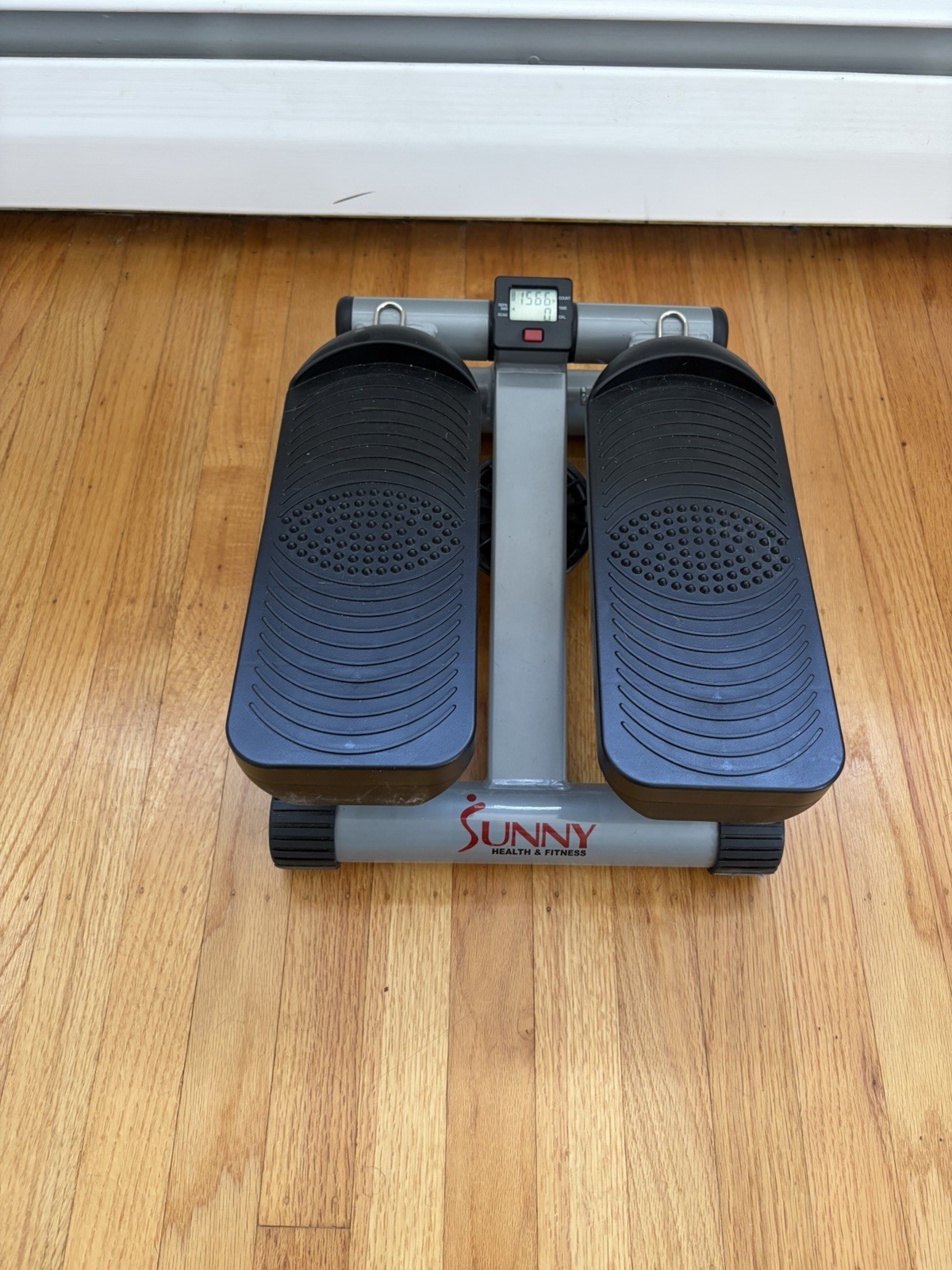 Sunny Health & Fitness Mini Stepper w/ LCD Display, Gray/Black Sunny Health & Fitness Mini Stepper w/ LCD Display, Gray/Black