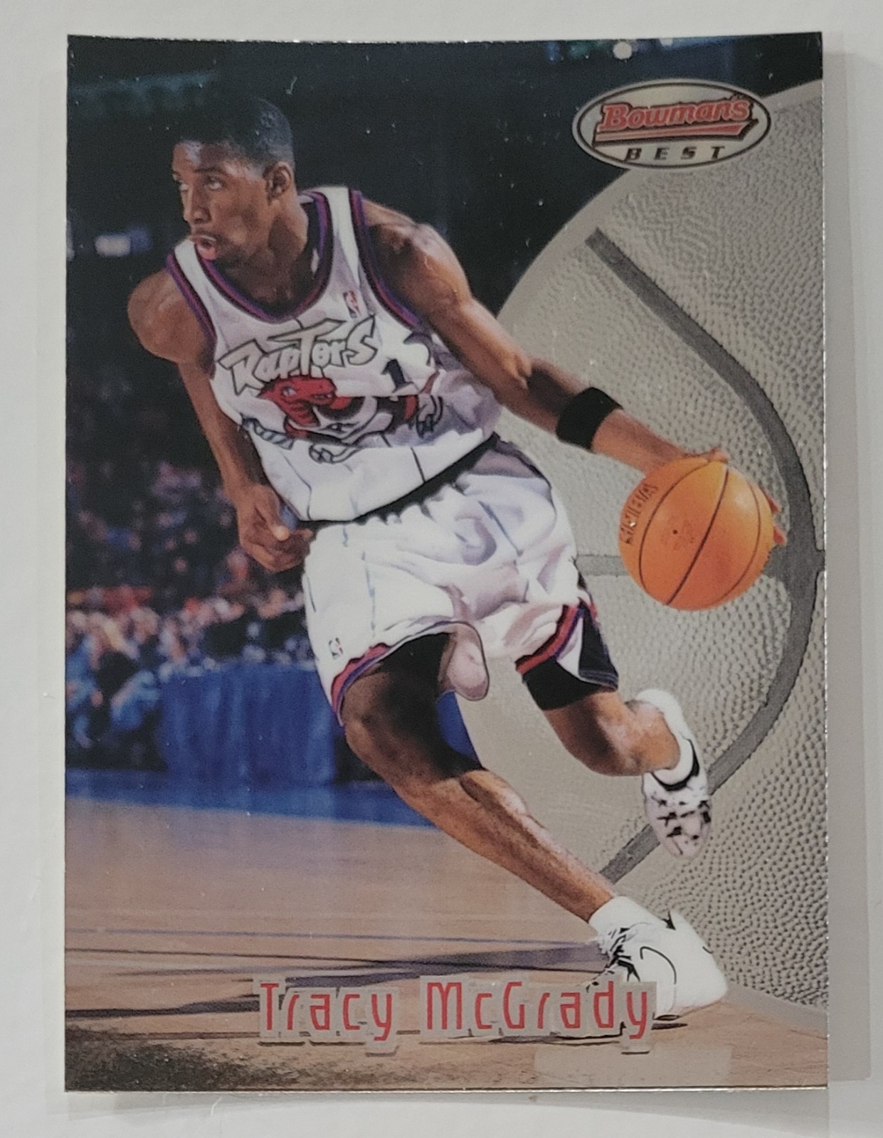 1997-98 Bowman's Best - Tracy McGrady #111 (RC) -- Toronto Raptors 1997-98 Bowman's Best - Tracy McGrady #111 (RC) -- Toronto Raptors