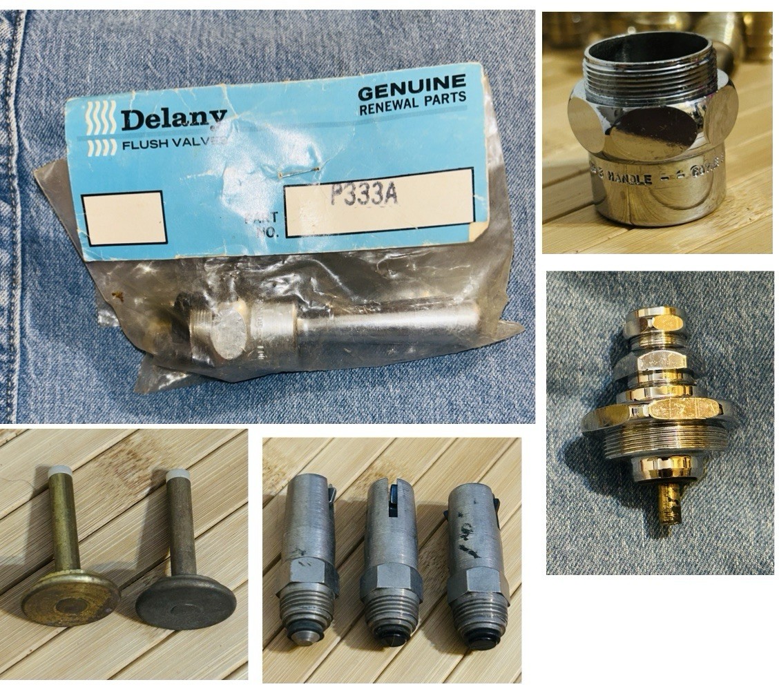 Vintage Coyne & Delany Flushometer  Lot NOS P33ЗА Handle Vacuum Breaker P180