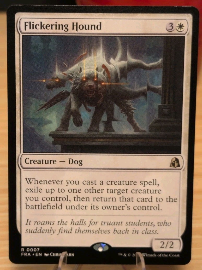 MTG - Flickering Hound - Reality Fracture Regular - Pack Fresh 0007 MTG - Flickering Hound - Reality Fracture Regular - Pack Fresh 0007