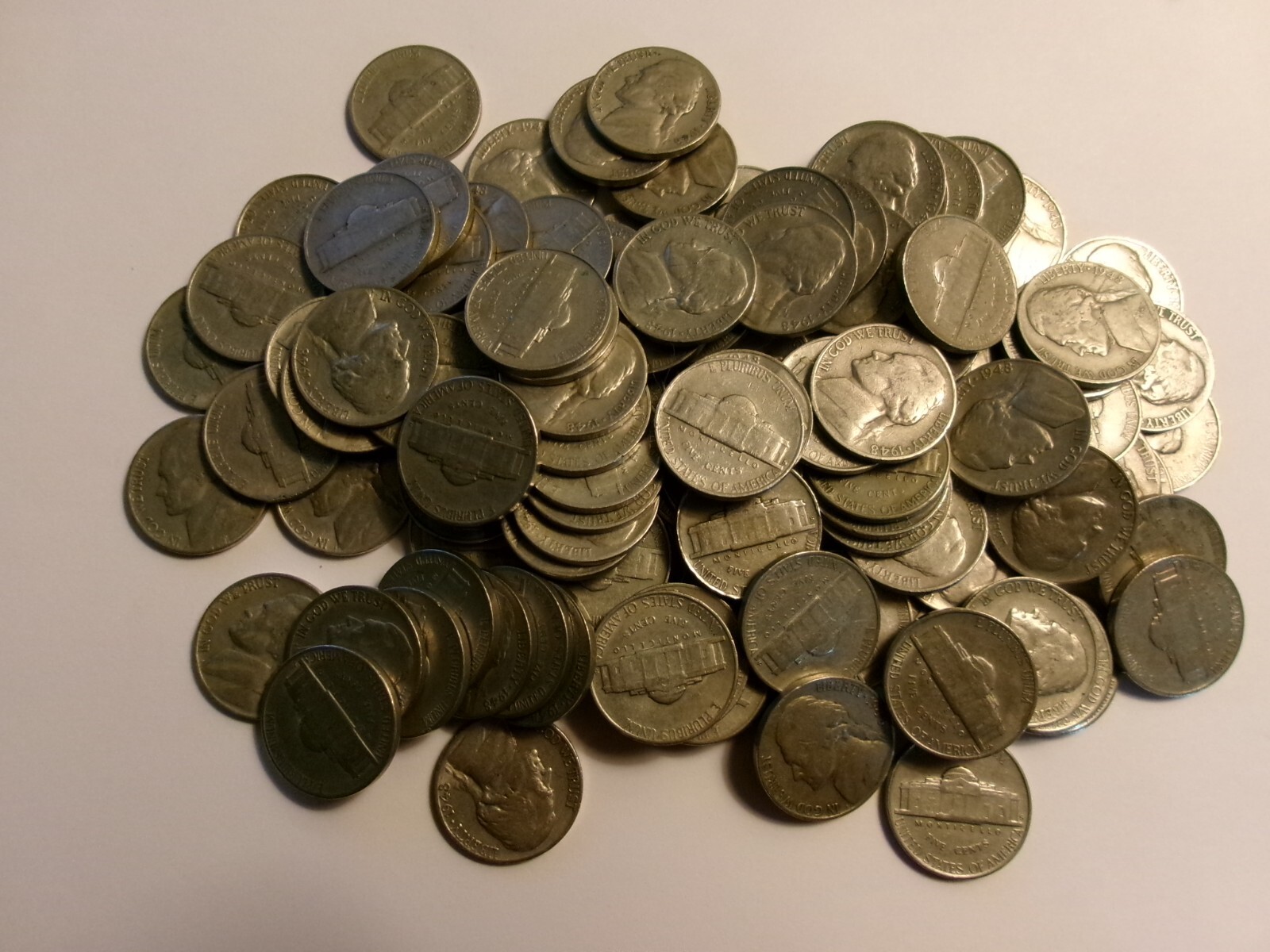 (1) 1948-S JEFFERSON NICKEL READ DESCRIPTION (1) 1948-S JEFFERSON NICKEL READ DESCRIPTION