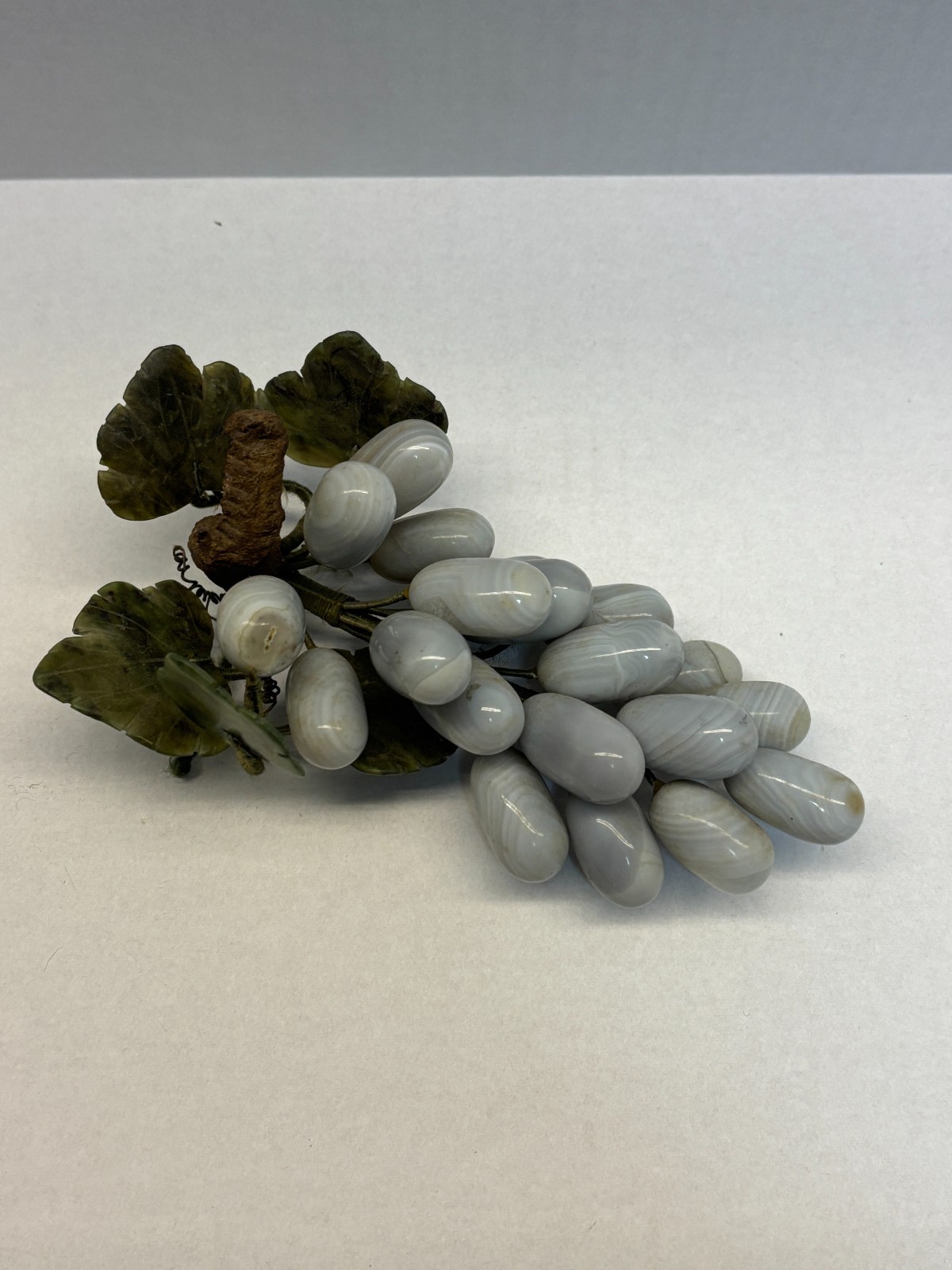 Vintage Antique 1960\'s Italian Marble Grape Cluster Sculpture Vintage Antique 1960\'s Italian Marble Grape Cluster Sculpture