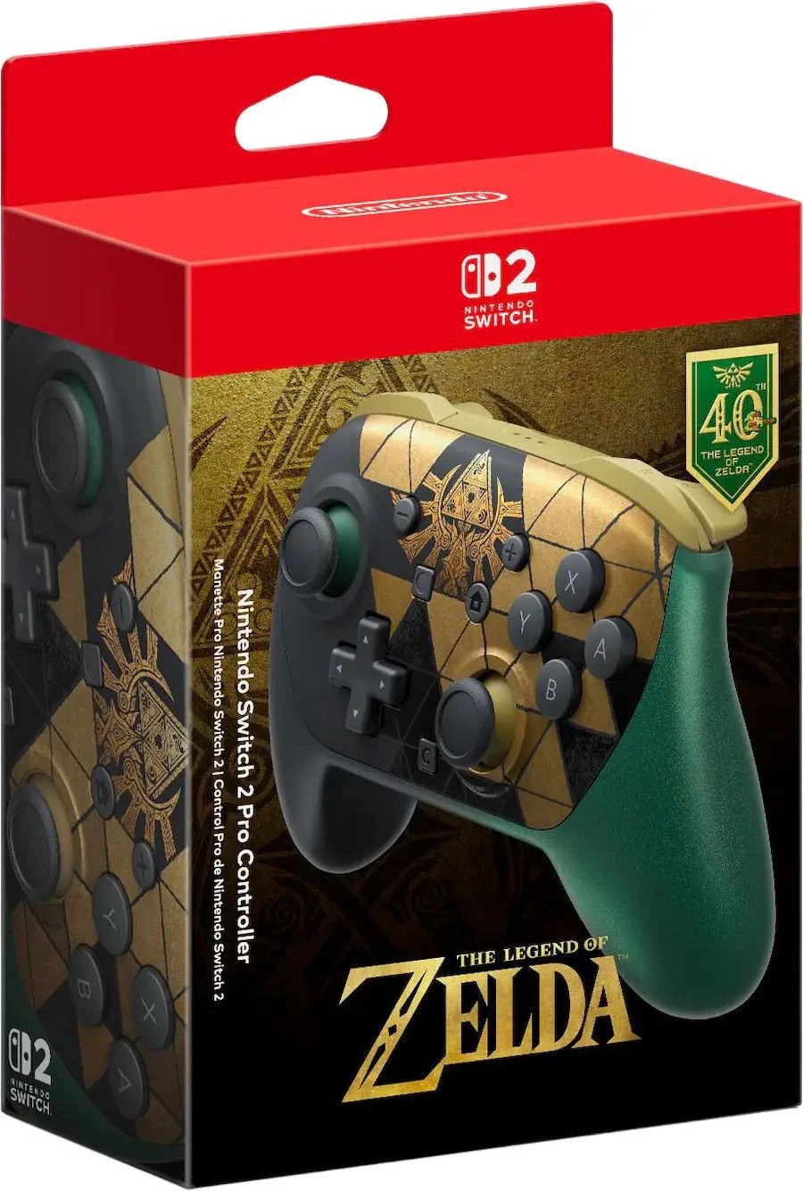 Presale Nintendo Switch 2 Pro Controller The Legend of Zelda - October 29
