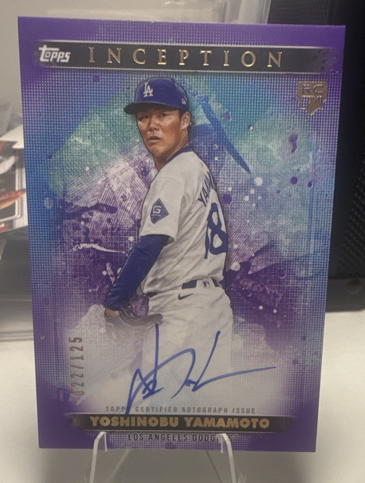 Topps 2024 Inception Yoshinobu Yamamoto Dodgers RC Auto BRES-YY /125 Insert Topps 2024 Inception Yoshinobu Yamamoto Dodgers RC Auto BRES-YY /125 Insert
