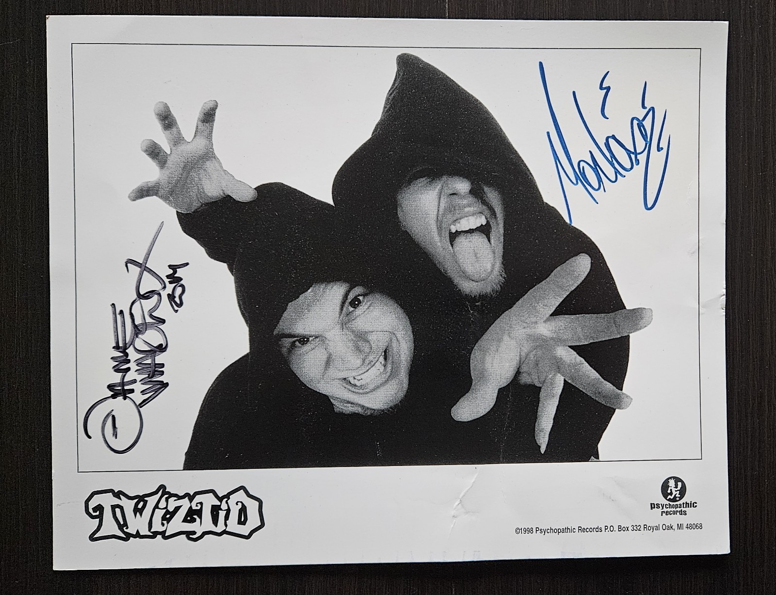 3 Lot Twiztid Majik Ninja Entertainment 8 X 10 Flats Autographed